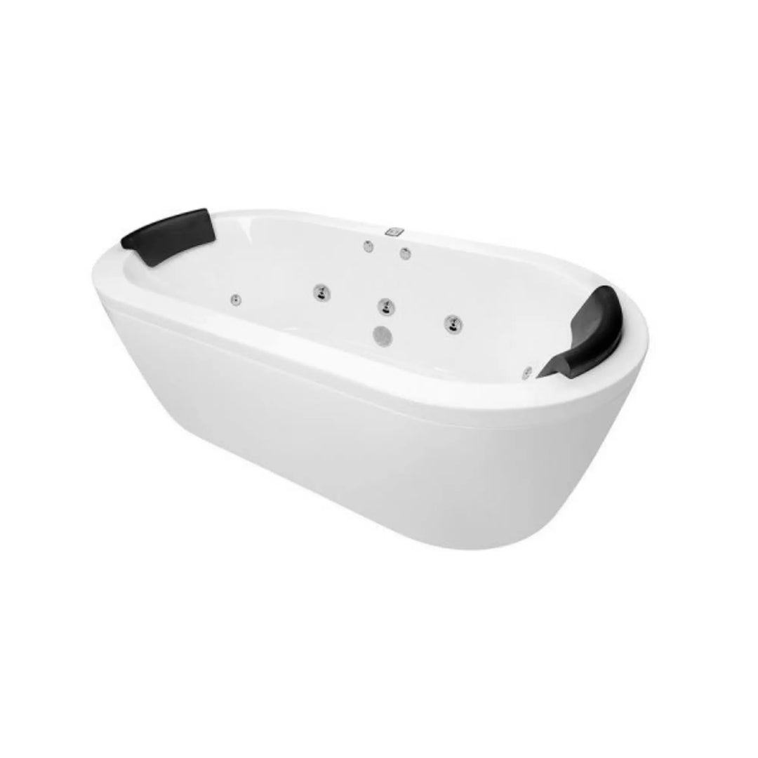 MINTORI 1790 FREESTANDING CONTOUR 14-JET SPA BATH acrylic Decina