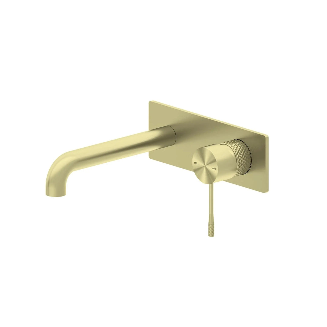 OPAL WALL BASIN/BATH MIXER 120/160/185/230/260mm outlet Nero tapware