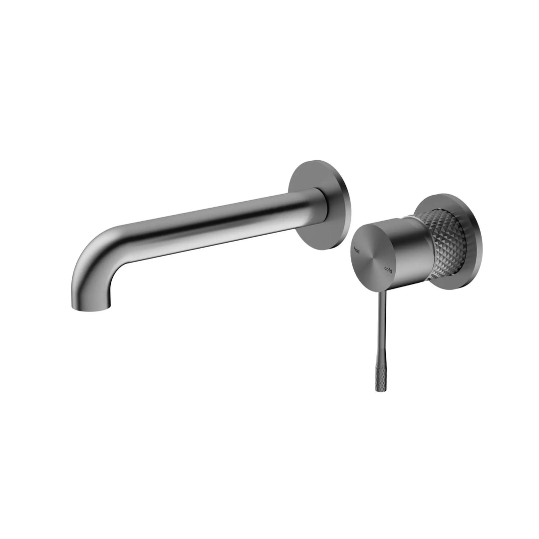 OPAL WALL BASIN/BATH MIXER SEPARATE BACK PLATE 120/160/185/230/260mm OUTLET Nero tapware