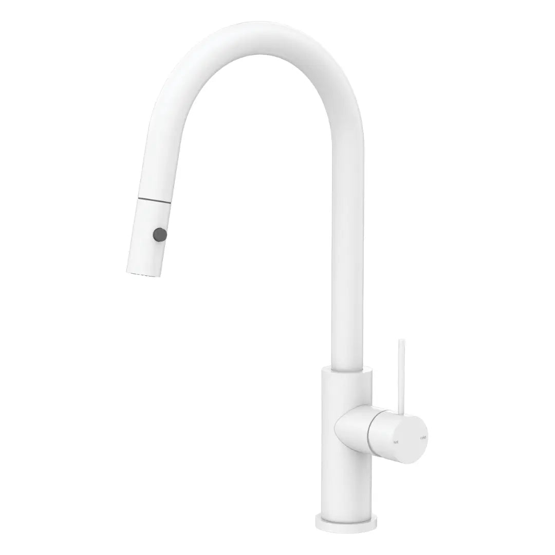 MECCA PULL OUT SINK MIXER WITH VEGIE SPRAY FUNCTION Nero tapware