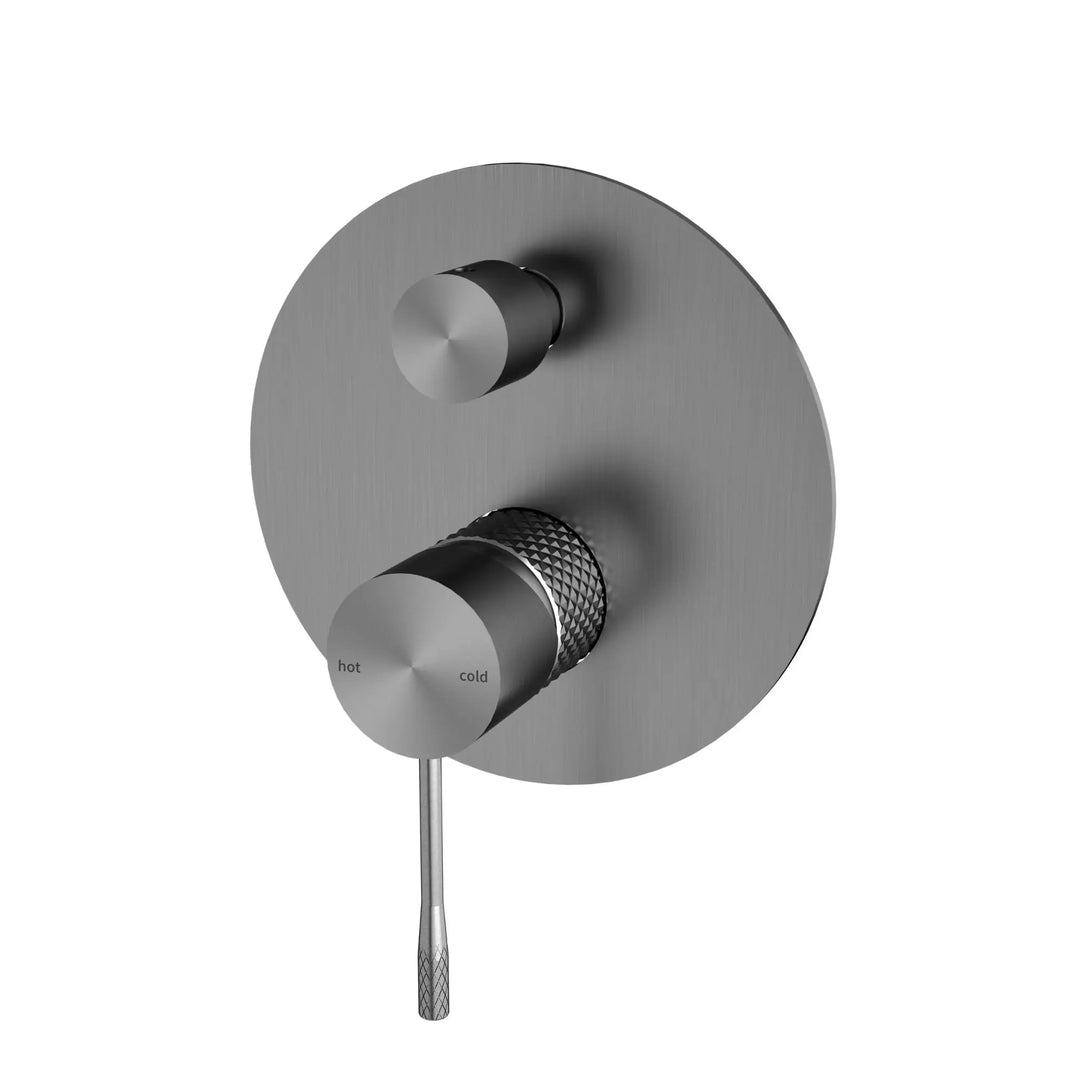 OPAL SHOWER MIXER WITH DIVERTER Nero tapware