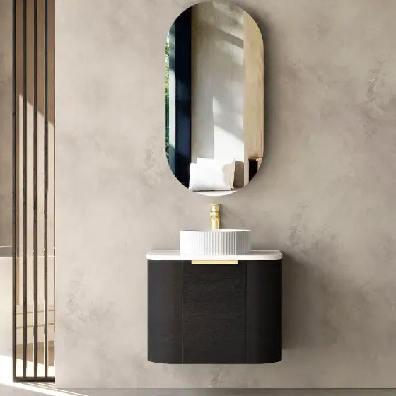 Bondi Wall Hung Vanity with stone top Otti Australia