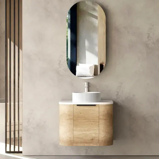 Bondi Wall Hung Vanity with stone top Otti Australia
