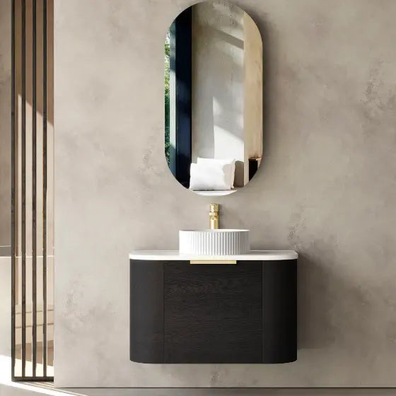 Bondi Wall Hung Vanity with stone top Otti Australia