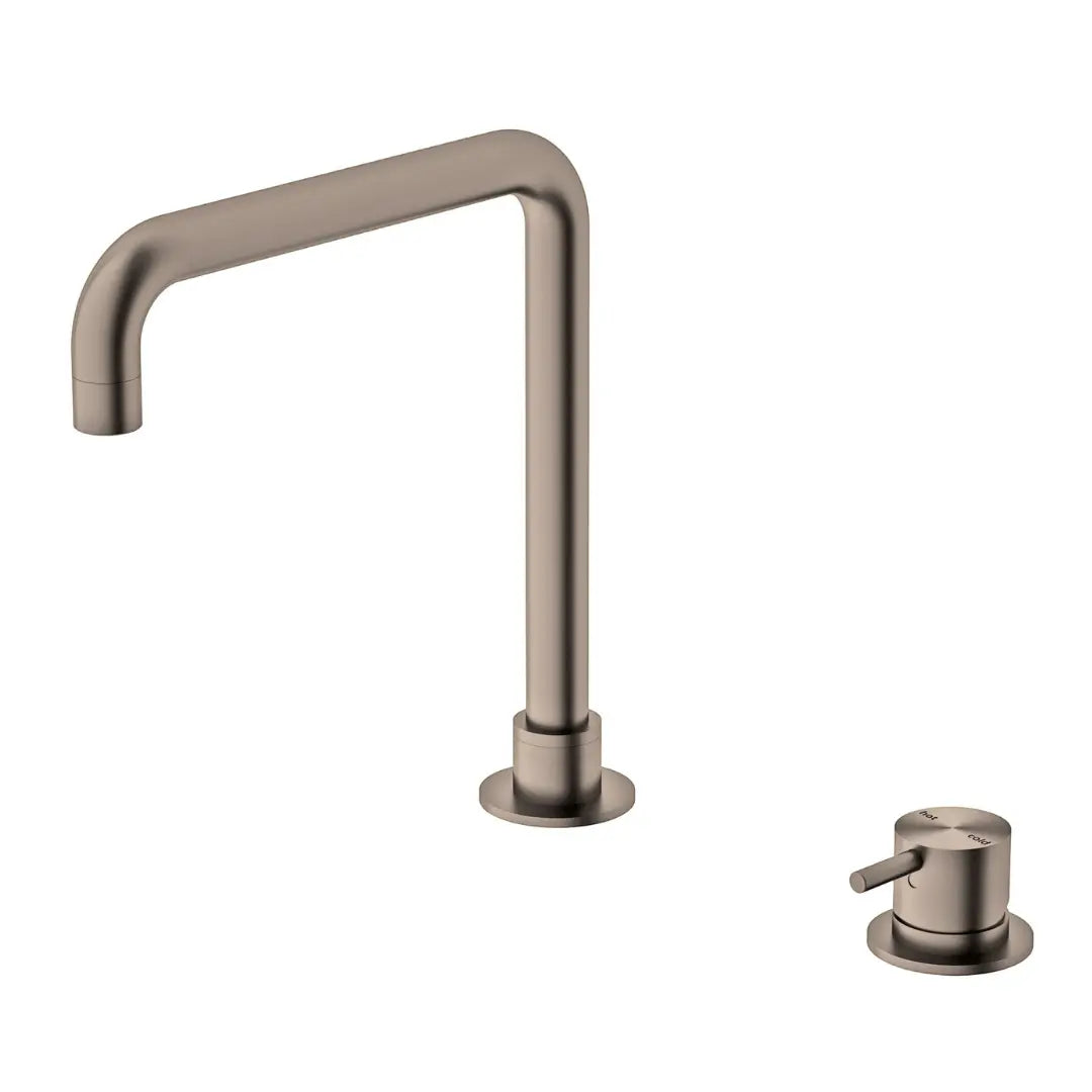 MECCA HOB BASIN MIXER SQUARE SPOUT Nero tapware