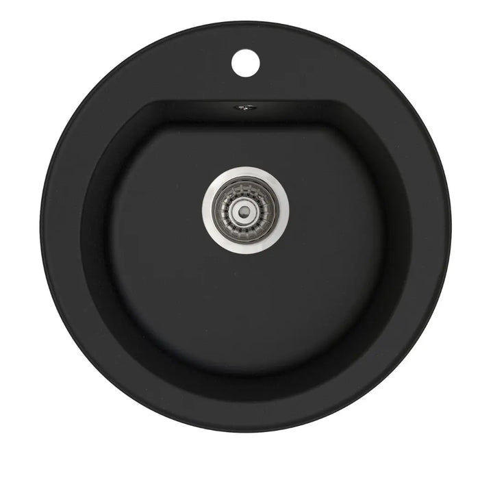 OROS 510 black drop in sink with overflow Seima