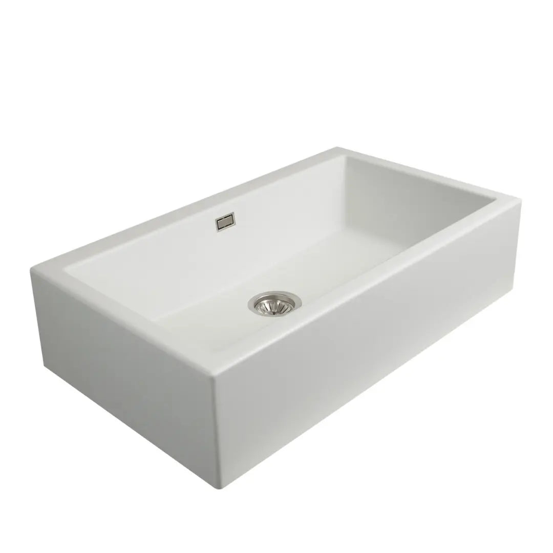 OROS 900 white sink with overflow Seima