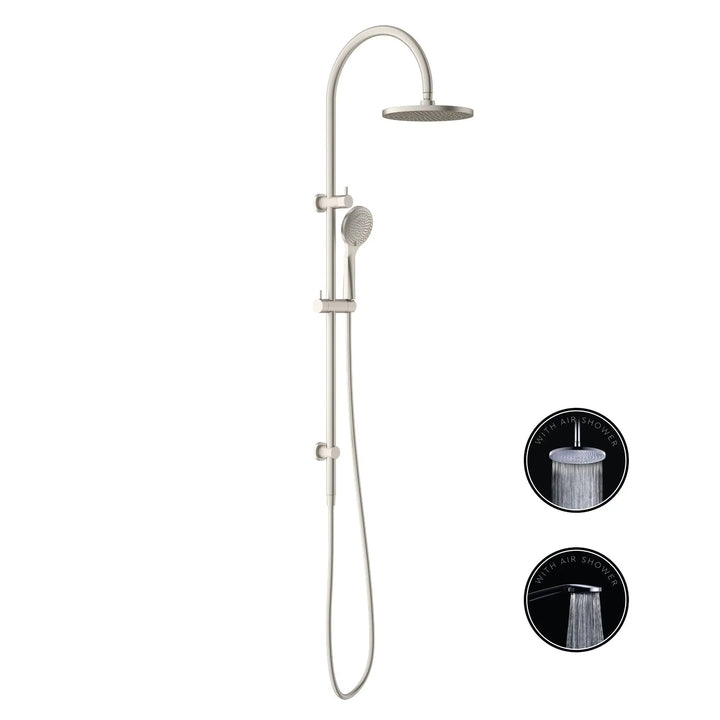 OPAL TWIN SHOWER SET WITH AIR SHOWER Nero tapware