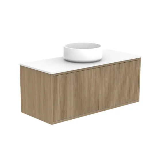 Clifton Ensuite Vanity (390mm depth) with stone top ADP