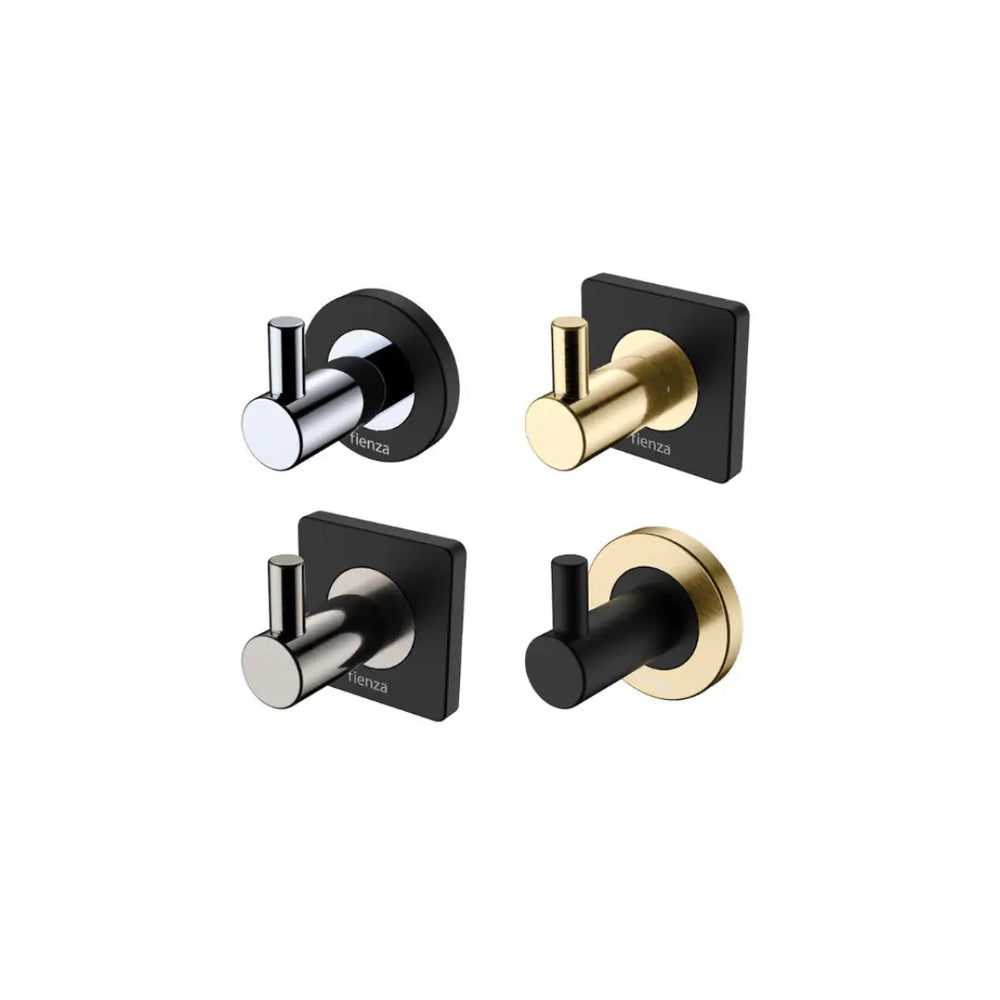 Kaya 900mm Single Towel Rail, Matte Black Fienza