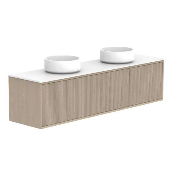 Clifton Ensuite Vanity (390mm depth) with stone top ADP