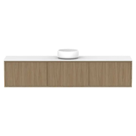 Clifton Ensuite Vanity (390mm depth) with stone top ADP