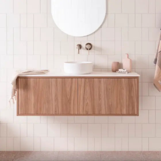 Clifton Ensuite Vanity (390mm depth) with stone top ADP