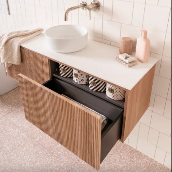 Clifton Ensuite Vanity (390mm depth) with stone top ADP