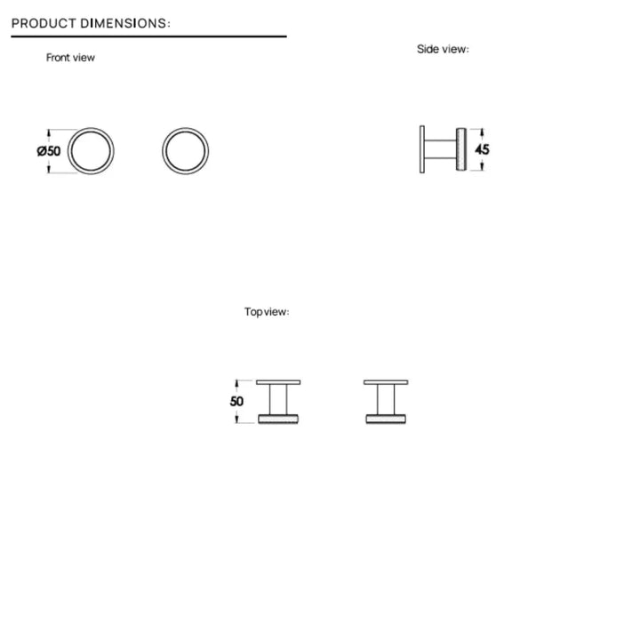 Yokato Wall Taps with Disc Handles Brodware