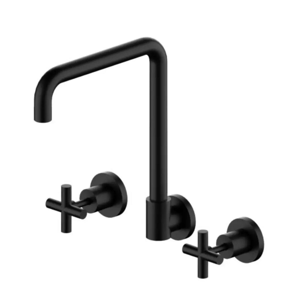 X PLUS WALL KITCHEN SET Nero tapware
