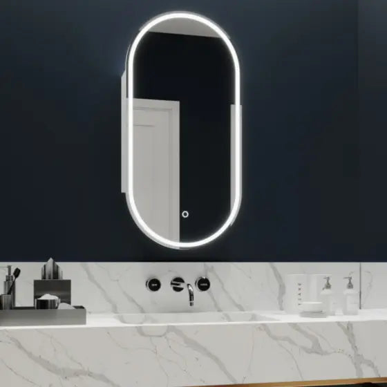 Capsule LED Shaving Cabinet Mirror Remer