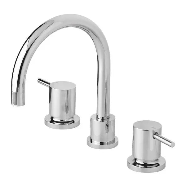Vivid Pin Lever Basin Set Swivel Gooseneck Outlet Phoenix