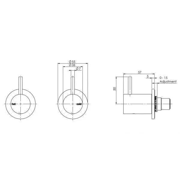 Vivid Slimline Wall Top Assemblies Phoenix