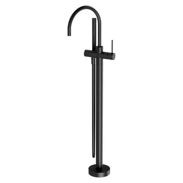 Vivid Slimline Floor Mounted Bath Mixer with Hand Shower Phoenix