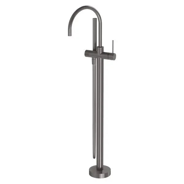 Vivid Slimline Floor Mounted Bath Mixer with Hand Shower Phoenix