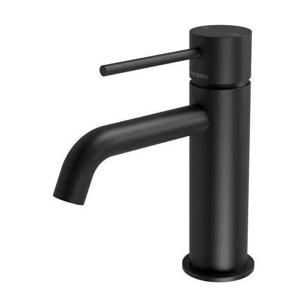Vivid Slimline Basin Mixer Curved Outlet Phoenix