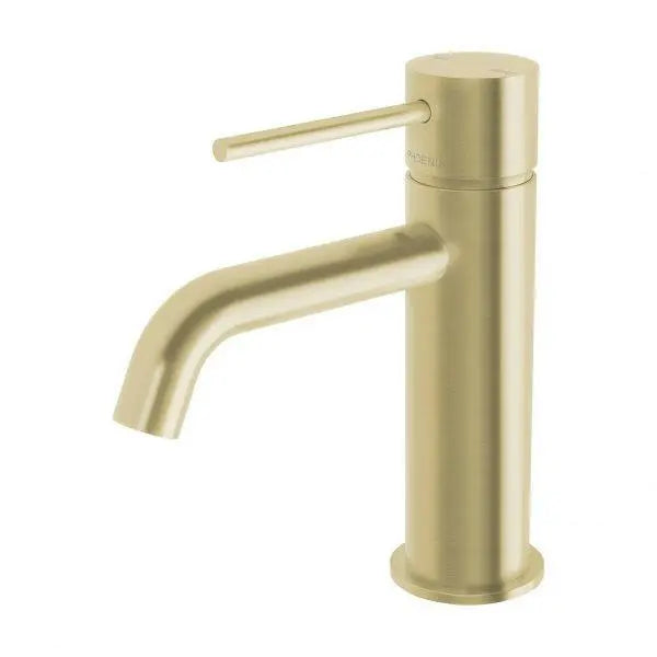 Vivid Slimline Basin Mixer Curved Outlet Phoenix