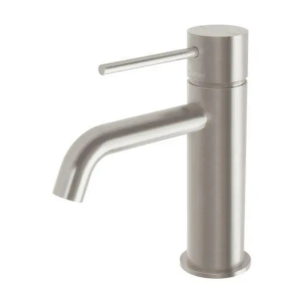 Vivid Slimline Basin Mixer Curved Outlet Phoenix
