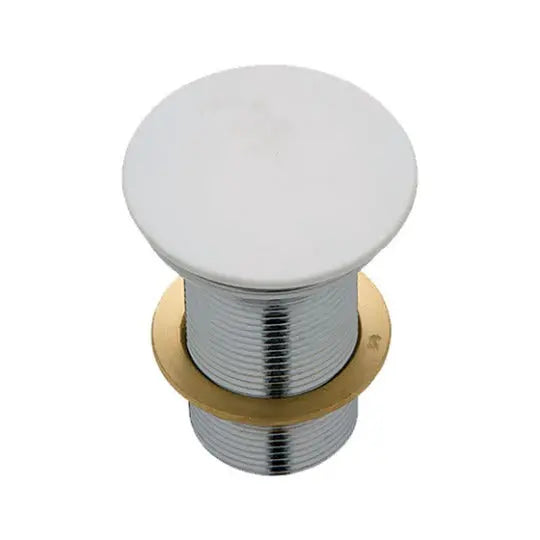 Cast Stone Cap Pop-Up Waste, 32mm, Matte white Fienza