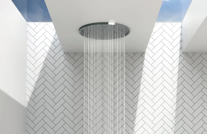 Vivid Slimline Flush Mount Ceiling Shower 300mm Round Phoenix