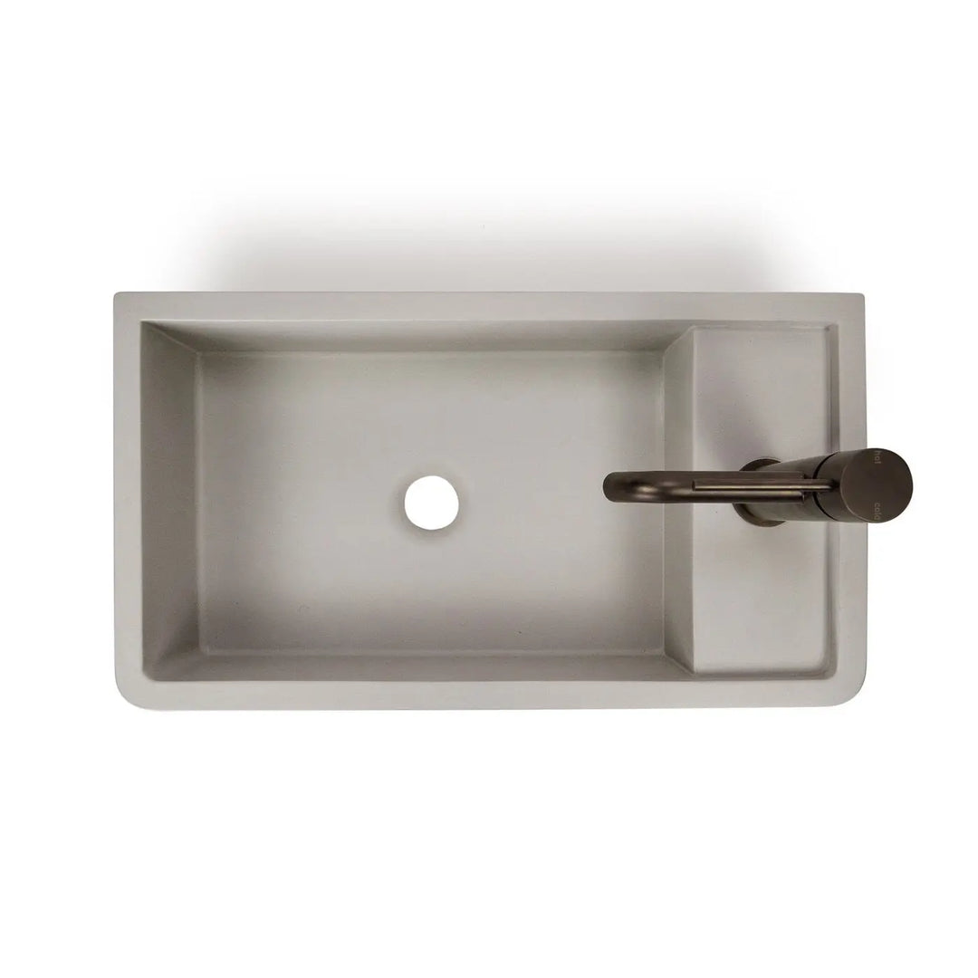 SHELF 01 BASIN wall mounted basin *No Taphole, No overflow* (On display) Nood Co.