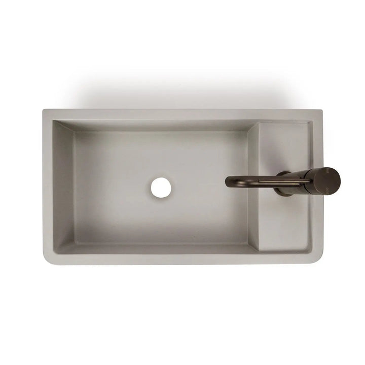 SHELF 01 BASIN wall mounted basin *No Taphole, No overflow* (On display) Nood Co.