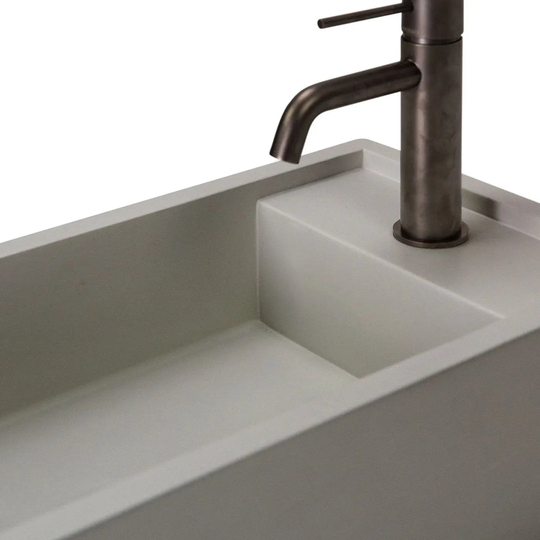 SHELF 01 BASIN wall mounted basin *No Taphole, No overflow* (On display) Nood Co.