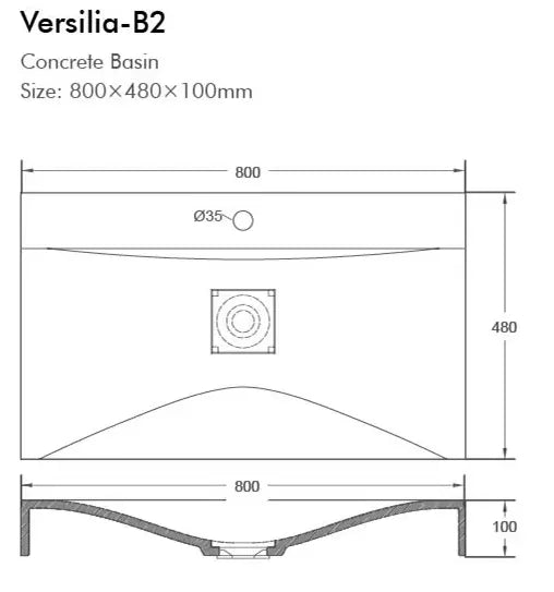 Versilia-B2 French Grey Basin BNK