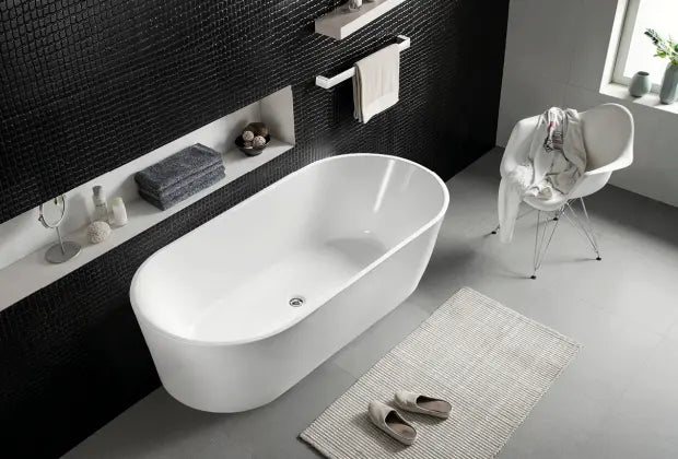 Prato Freestanding acrylic bath 1400, 1500, 1700mm BNK
