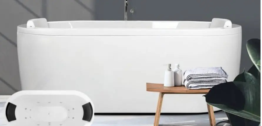 MINTORI 1790 FREESTANDING DOLCE VITA 18-JET Acrylic SPA BATH Decina