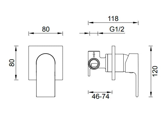 Park Avenue Complete Shower/Bath Mixer Abey