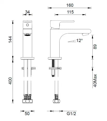 Park Avenue Basin Mixer Abey