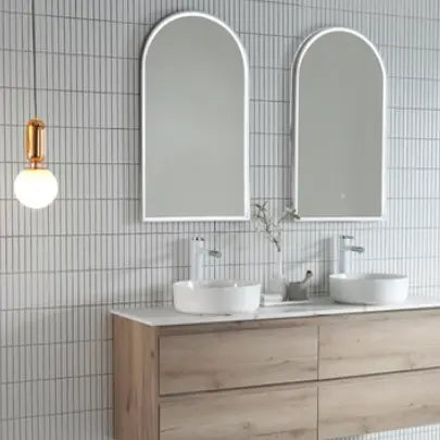 ARCH LED Mirror, 500*900mm, frameless or coloured frames Remer