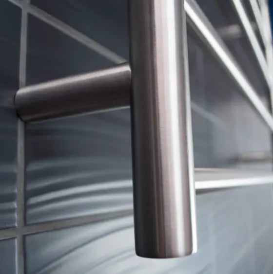 Brushed Satin Non Heated Towel Rail Radiant Heating