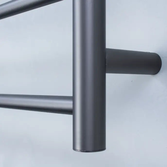 Gun Metal Grey Heated Towel Rail Radiant Heating