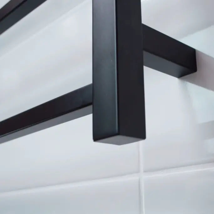 Matt Black Non Heated Towel Rail Radiant Heating