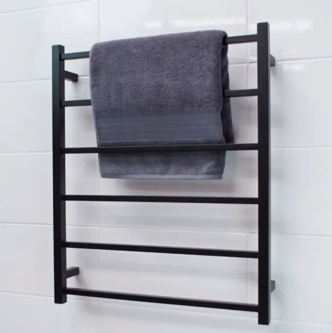 Matt Black Non Heated Towel Rail Radiant Heating