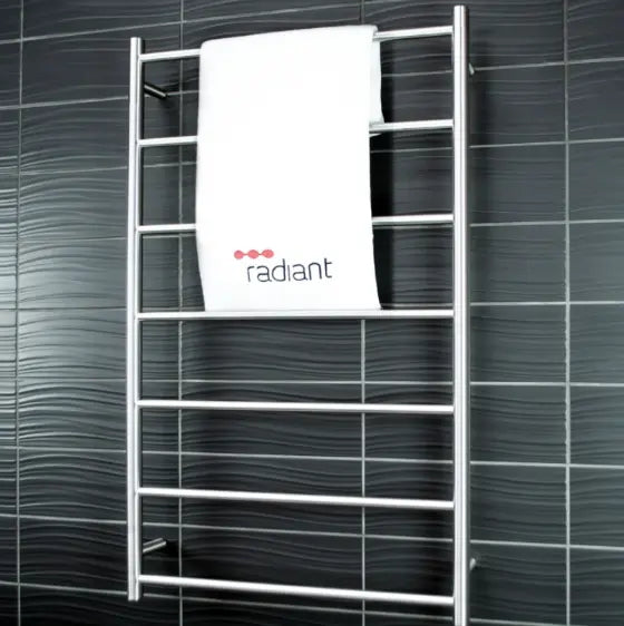 Brushed Satin Non Heated Towel Rail Radiant Heating