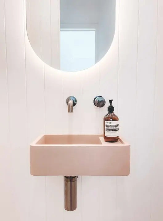 SHELF 01 BASIN wall mounted basin *No Taphole, No overflow* (On display) Nood Co.