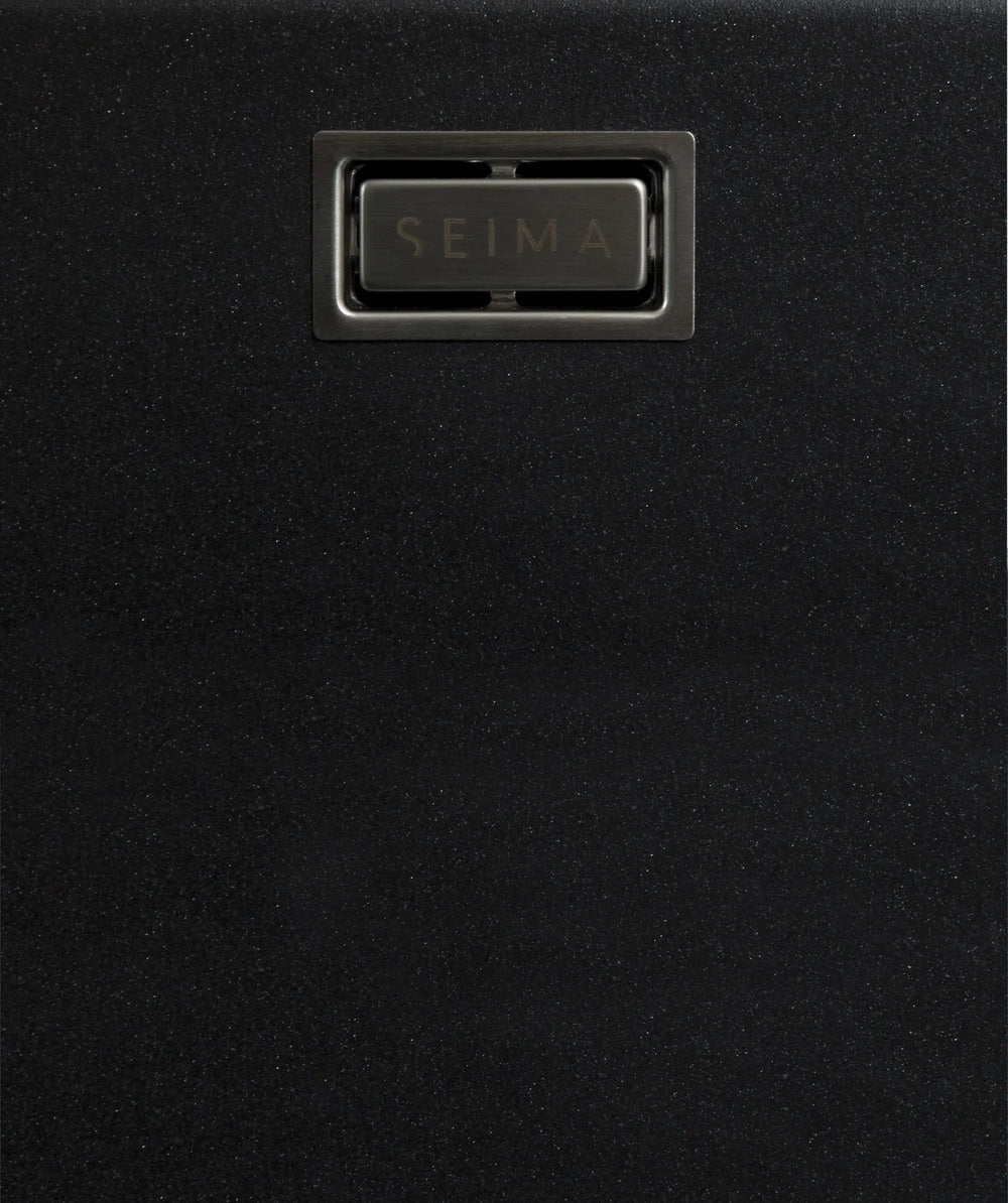OROS 820 black sink with overflow Seima