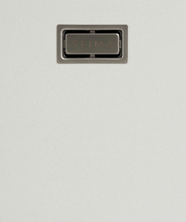 OROS 820 white sink with overflow Seima