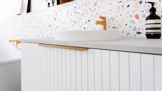 Ashley Wall Hung Vanity with stone top ADP