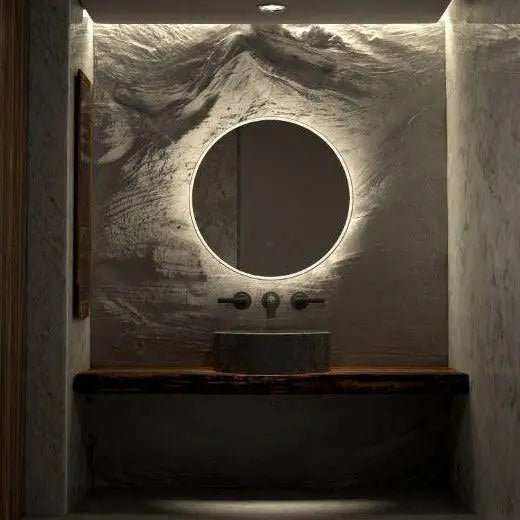 SPHERE STANDARD LED Mirror 600mm/800mm, frameless & with frame Remer