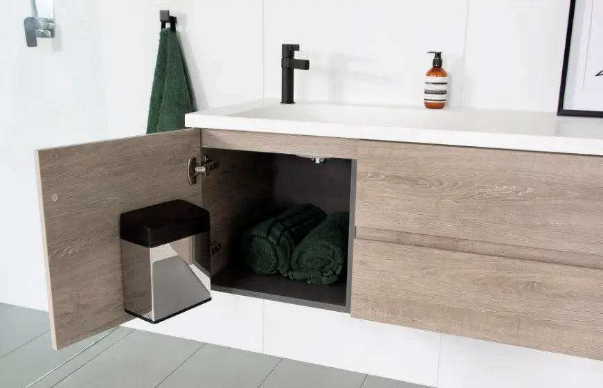 Drift Wall Hung Vanity with solid surface integrated top/basin ADP